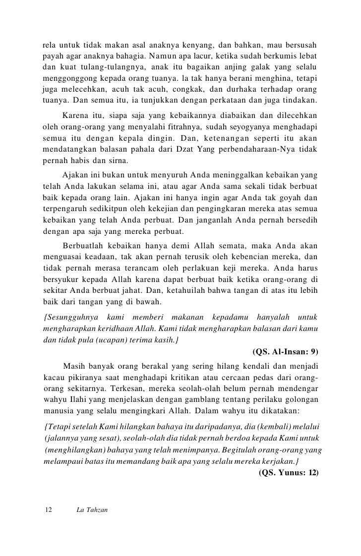 La Tahzan Jangan Bersedih La Tahzan Jangan Bersedih