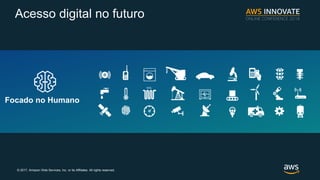 ? 2017, Amazon Web Services, Inc. or its Affiliates. All rights reserved.
Acesso digital no futuro
Focado no Humano
 