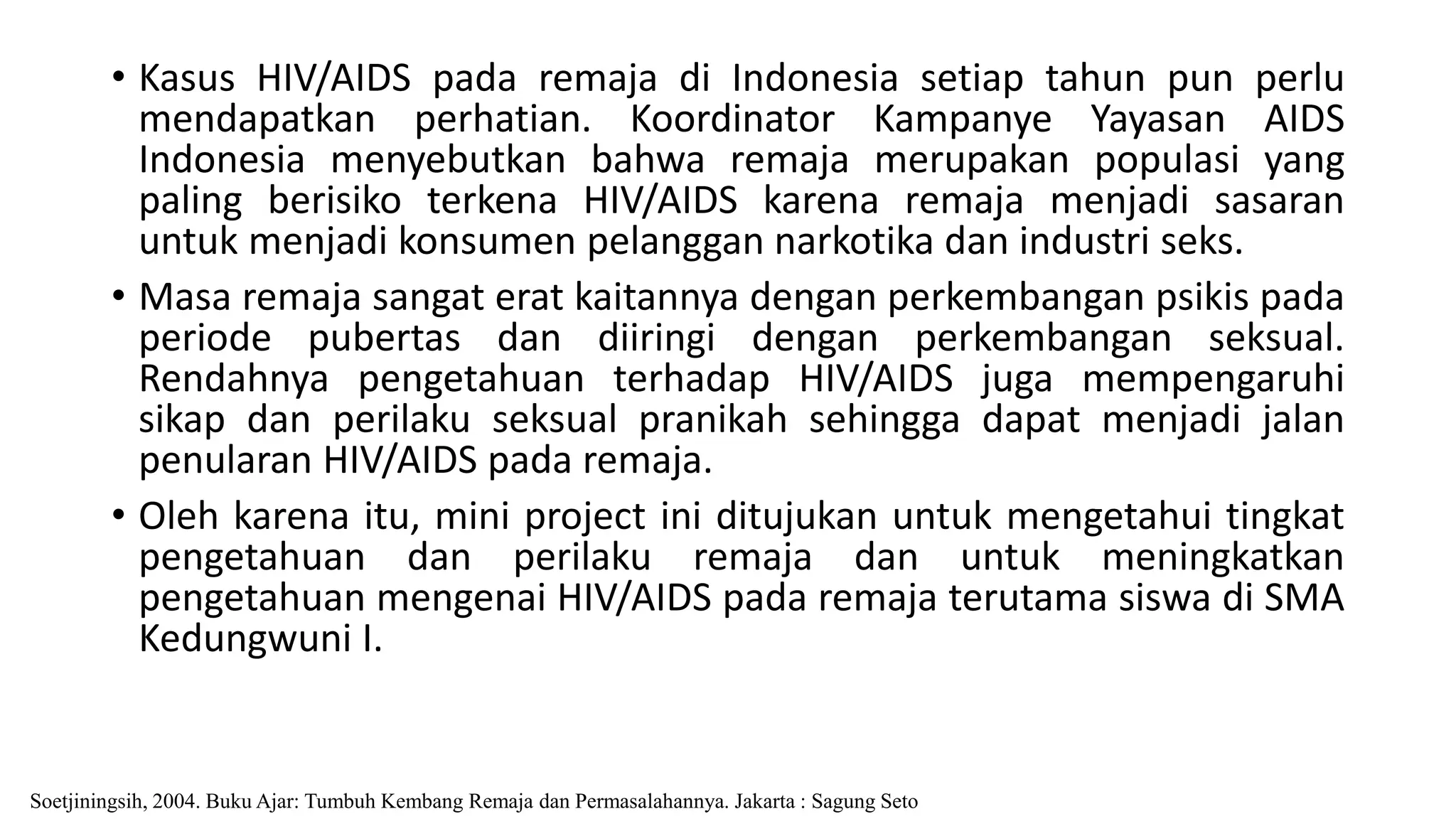 Minipro puskesmas HIV/aids pada remaja.pptx
