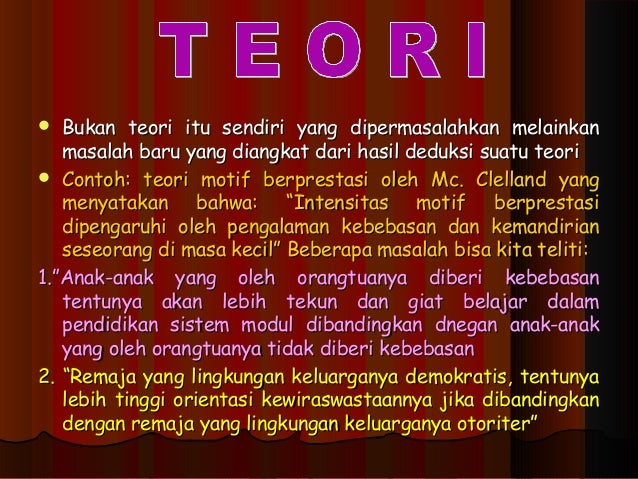 Latar belakang dan masalah penelitian