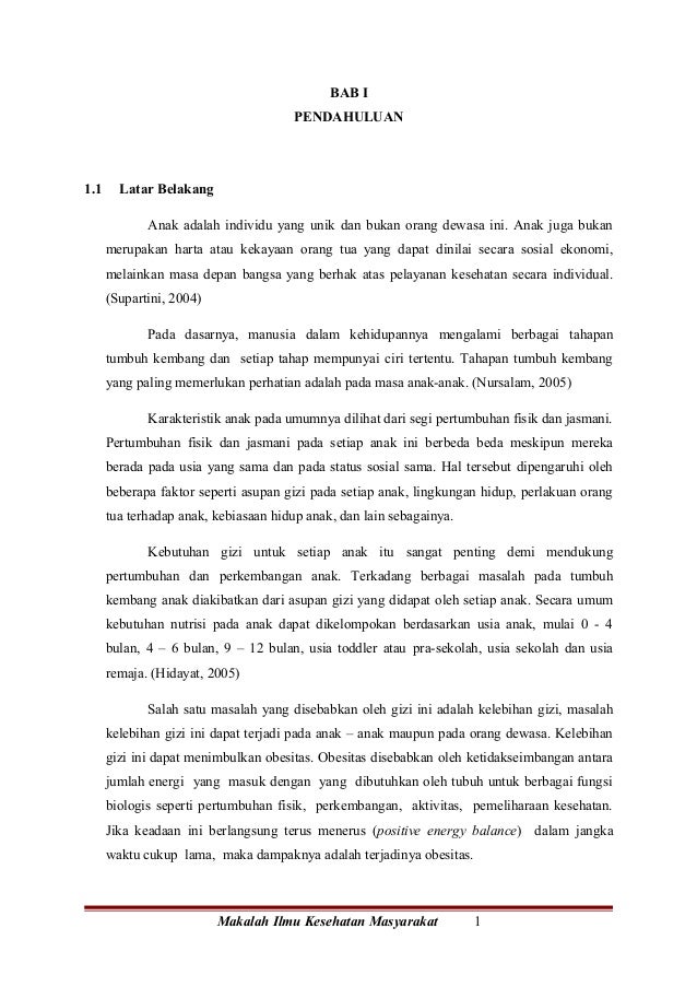 Obesitas Pada Anak