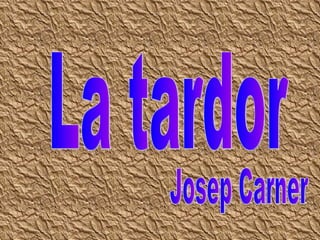 La tardor Josep Carner 