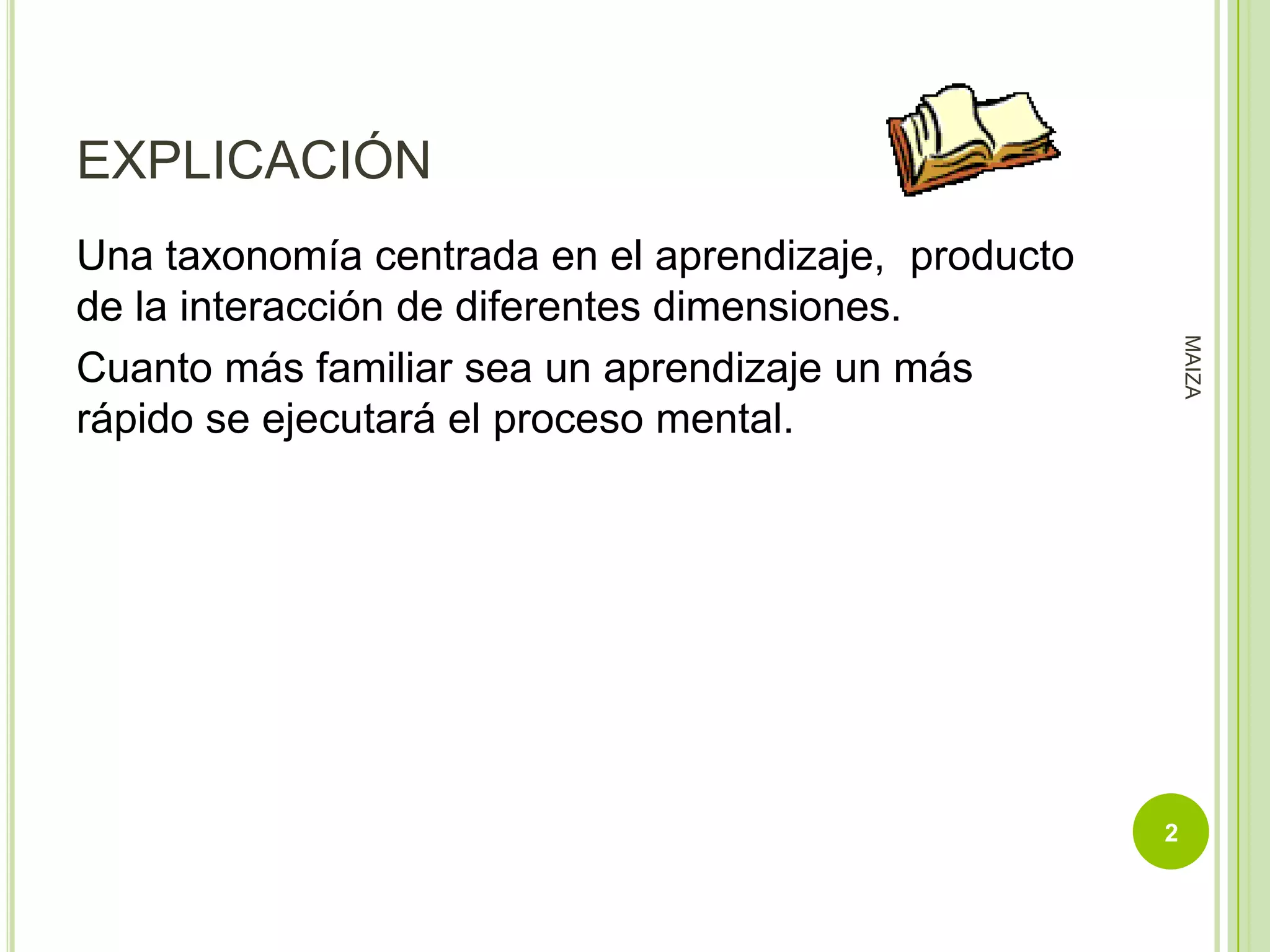 La taxonomía de marzano y kendall PPT