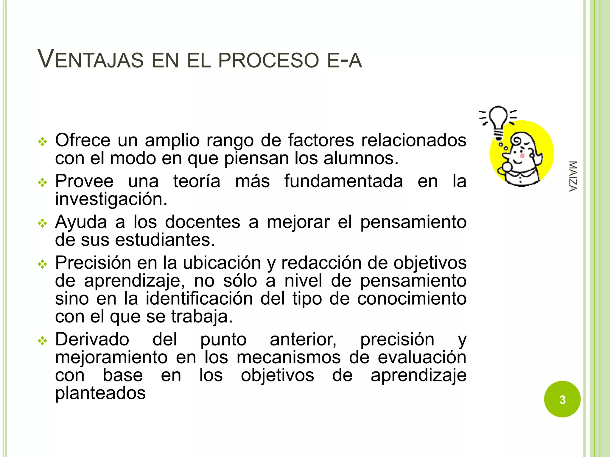 La taxonomía de marzano y kendall PPT