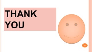 12
THANK
YOU
 