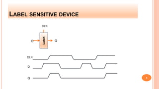 LABEL SENSITIVE DEVICE
Latch
D
CLK
Q
D Q
CLK
4
 