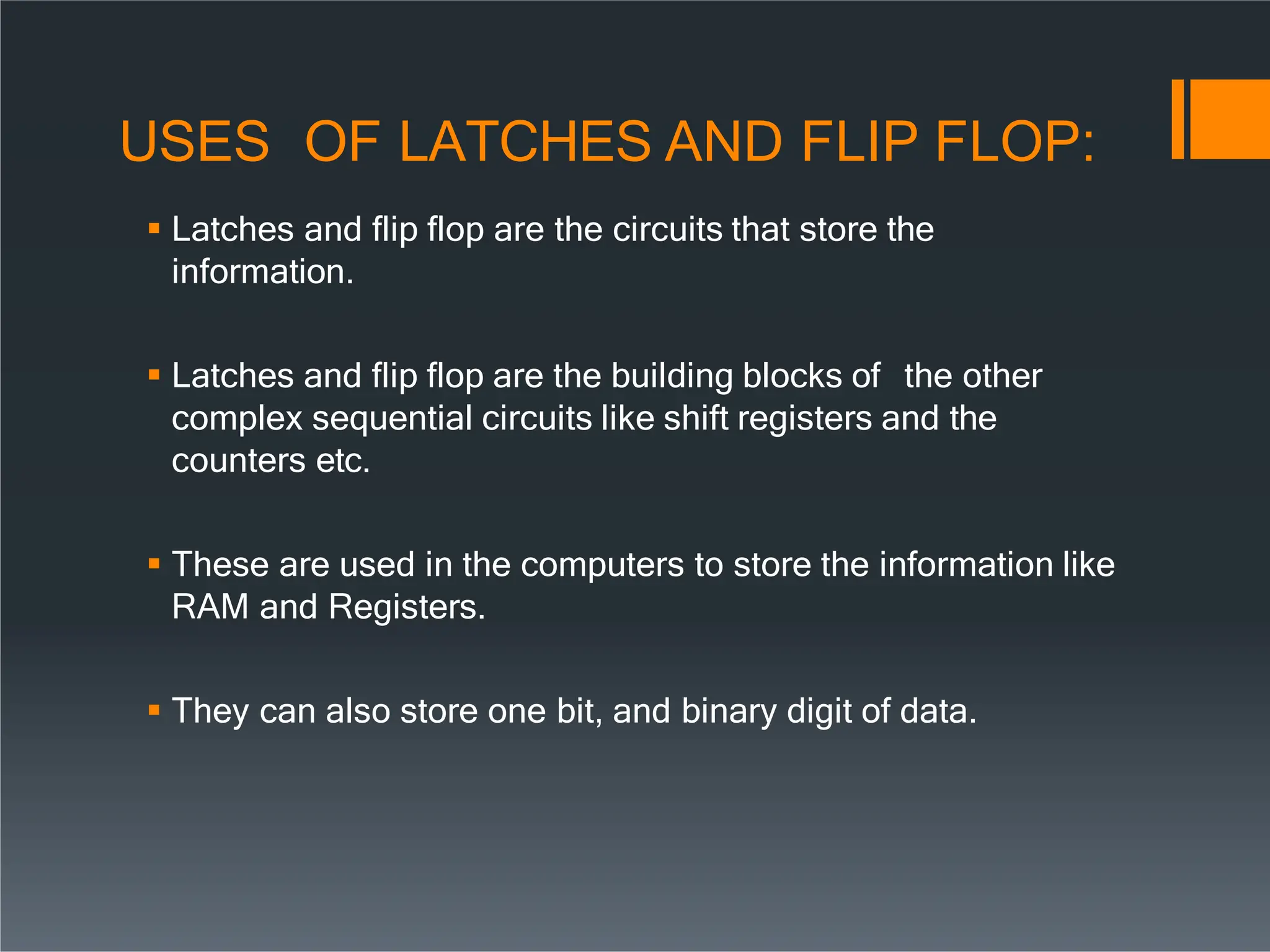 Latches and Flip-Flops: Fundamental Building Blocks of Sequential ...