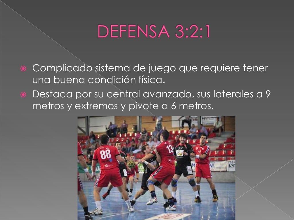 La táctica defensiva en balonmano