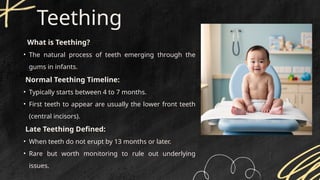 Late Teething in Babies: Causes, Concerns, and Remedies | PPT