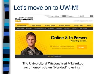 What is Blended?Blended/hybrid courses are courses where a portion of the traditional face-to-face classroom time is replaced by online learning activities. Students spend less time in the classroom and more time working and interacting online, providing greater flexibility regarding when and where coursework can be completed.