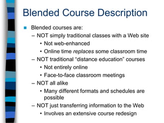 Blended Programs at UWMBlended programs have enabled UW-M to serve a larger population within the greater Milwaukee area.