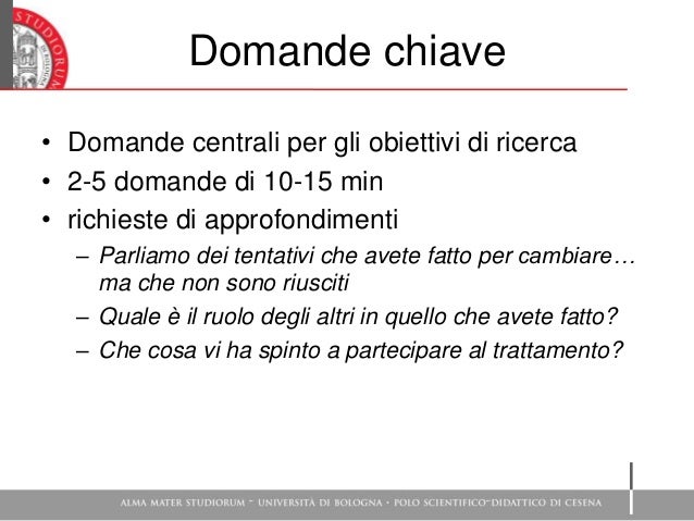 La Tecnica Dei Focus Group