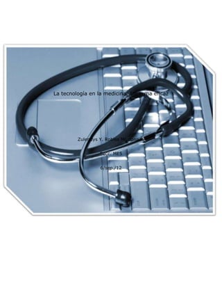 La tecnología en la medicina: Un arma eficaz




         Zulendys Y. Robles Maldonado


                  Secc. ME5


                  6/sep./12
 