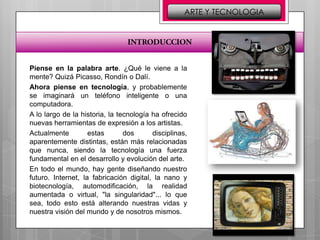 La tecnología y el arte | PPTX