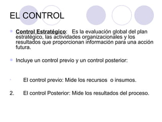 Control Posterio La tecnologia de informacion y el control | PPT