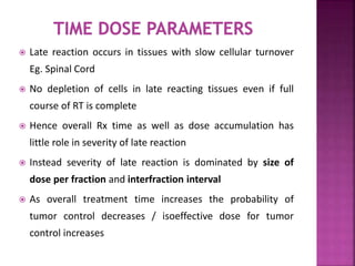 Late effects of Radiotherapy on Normal Tissues | PPTX