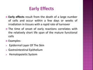 Late effects of Radiotherapy on Normal Tissues | PPTX