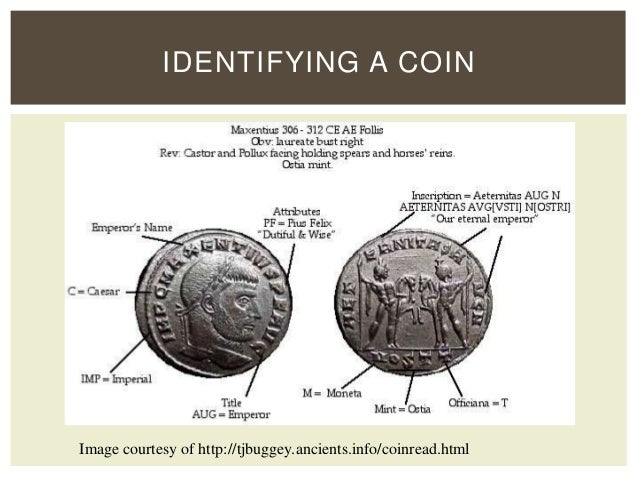 how to identify roman coins