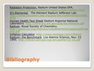 Radium (Evan Clark) | PPTX