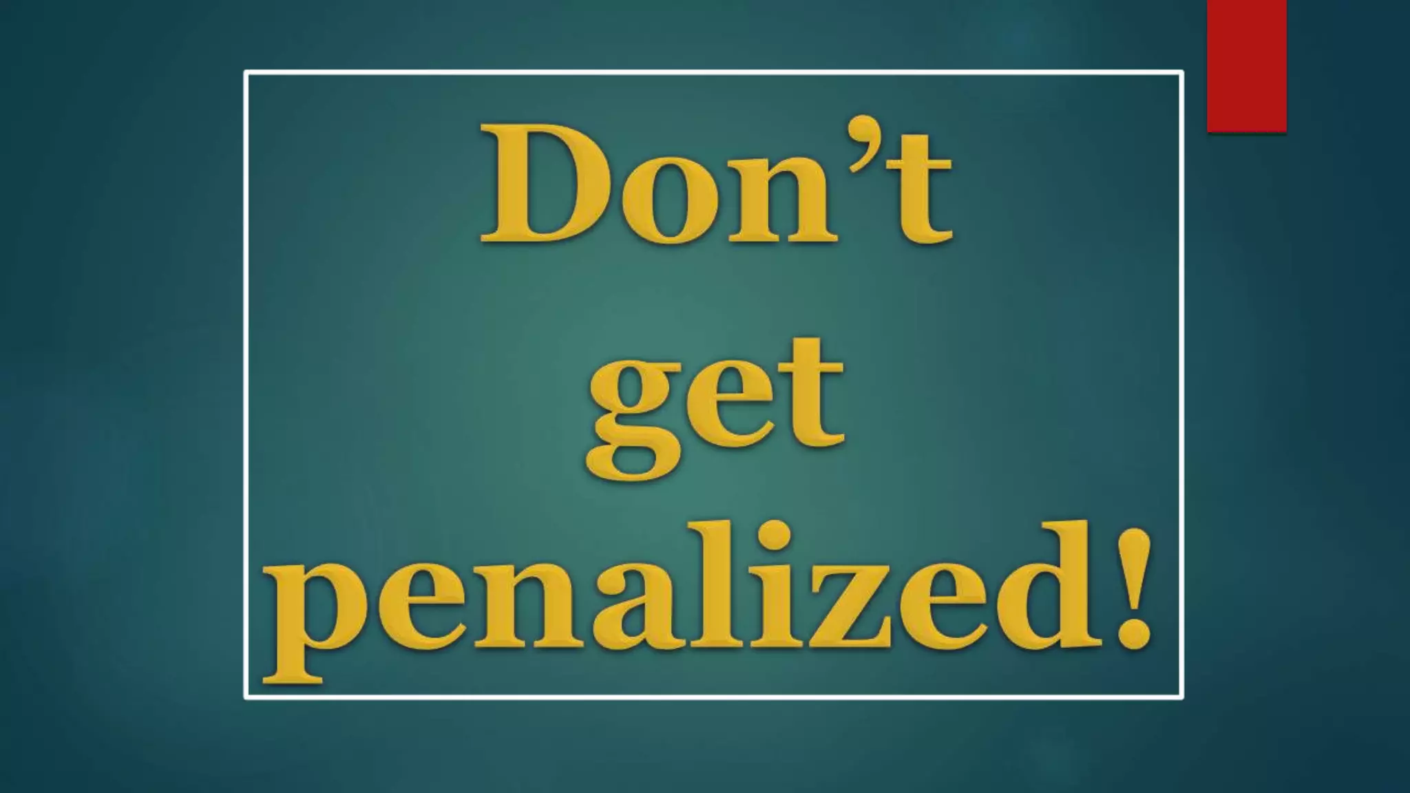 Late Filing PPT Late filing ppt
