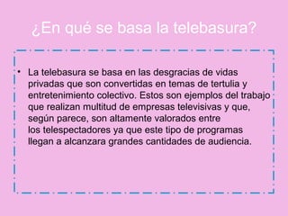 La telebasura PPT