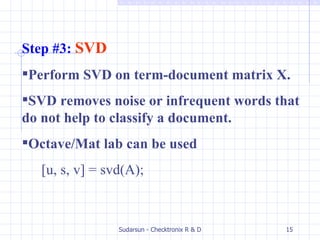 Latent Semantic Indexing For Information Retrieval | PPT