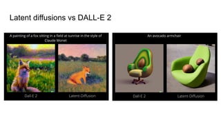 Latent diffusions vs DALL-E 2
 