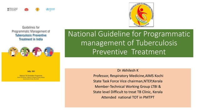 Latent TB Guideline.pptx | Lung and Respiratory Health | Diseases and ...