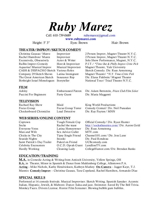 late october 2013 resume
