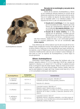 La teoría de la evolución y origen del ser humano[4691421] | PDF