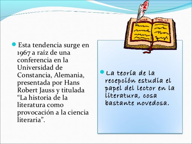 La teorìa de la recepciòn expo