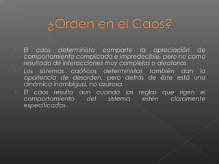La Teoría del Caos | PPT