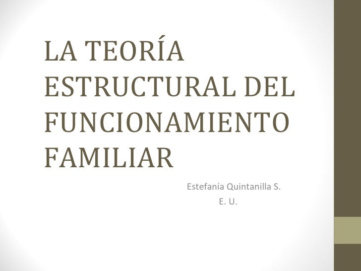 Funcionamiento familiar: Descubre la teoría estructural para mejorar tus relaciones Teoria estructural del funcionamiento familiar