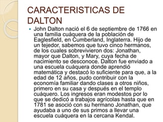 La teoria de dalton | PPTX