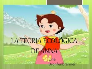 LA TEORIA ECOLÓGICA
DE ANNA
Urie
Bronfenbrenner
 