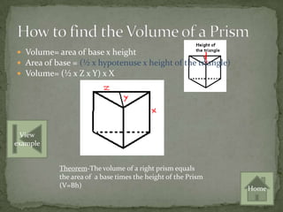 Lateral Areas, Surface Areas, And Volumes