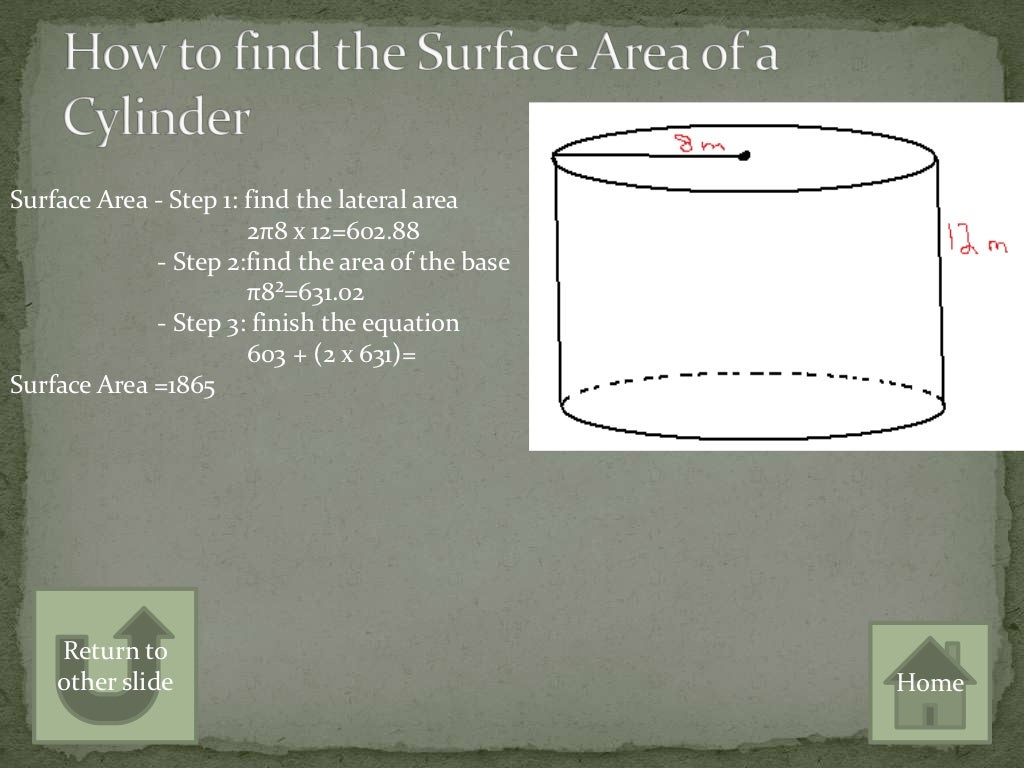 Lateral Areas, Surface Areas, And Volumes