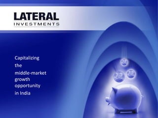 Capitalizing the middle-market growth opportunity in India 
