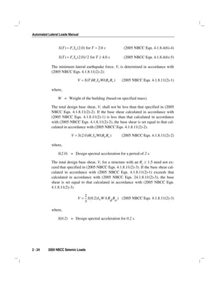 Lateral loads manual | PDF