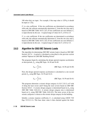 Lateral loads manual | PDF