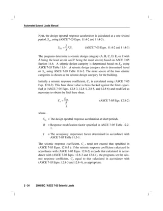 Lateral loads manual | PDF