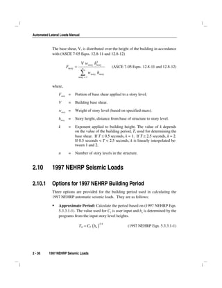Lateral loads manual | PDF
