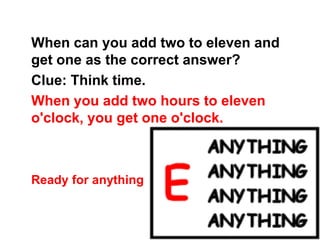 Lateral Questions Lateral Thinking Questions | PPTX