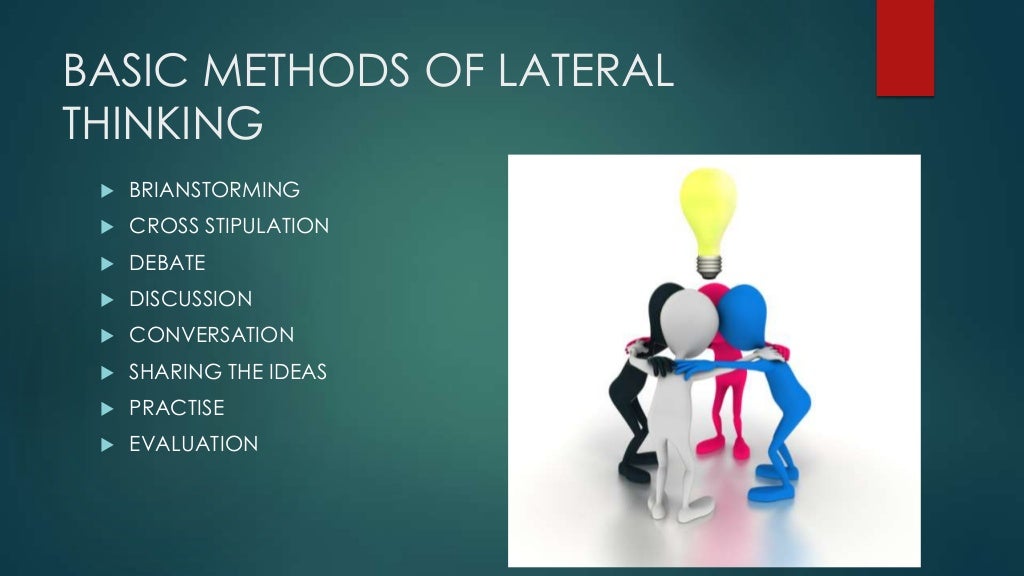 Lateral thinking by edward de bono