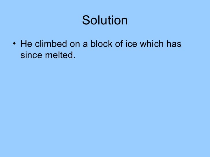 Lateral Thinking Puzzles