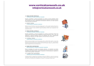 www.verticalcarousels.co.uk
  info@verticalcarousels.co.uk
 