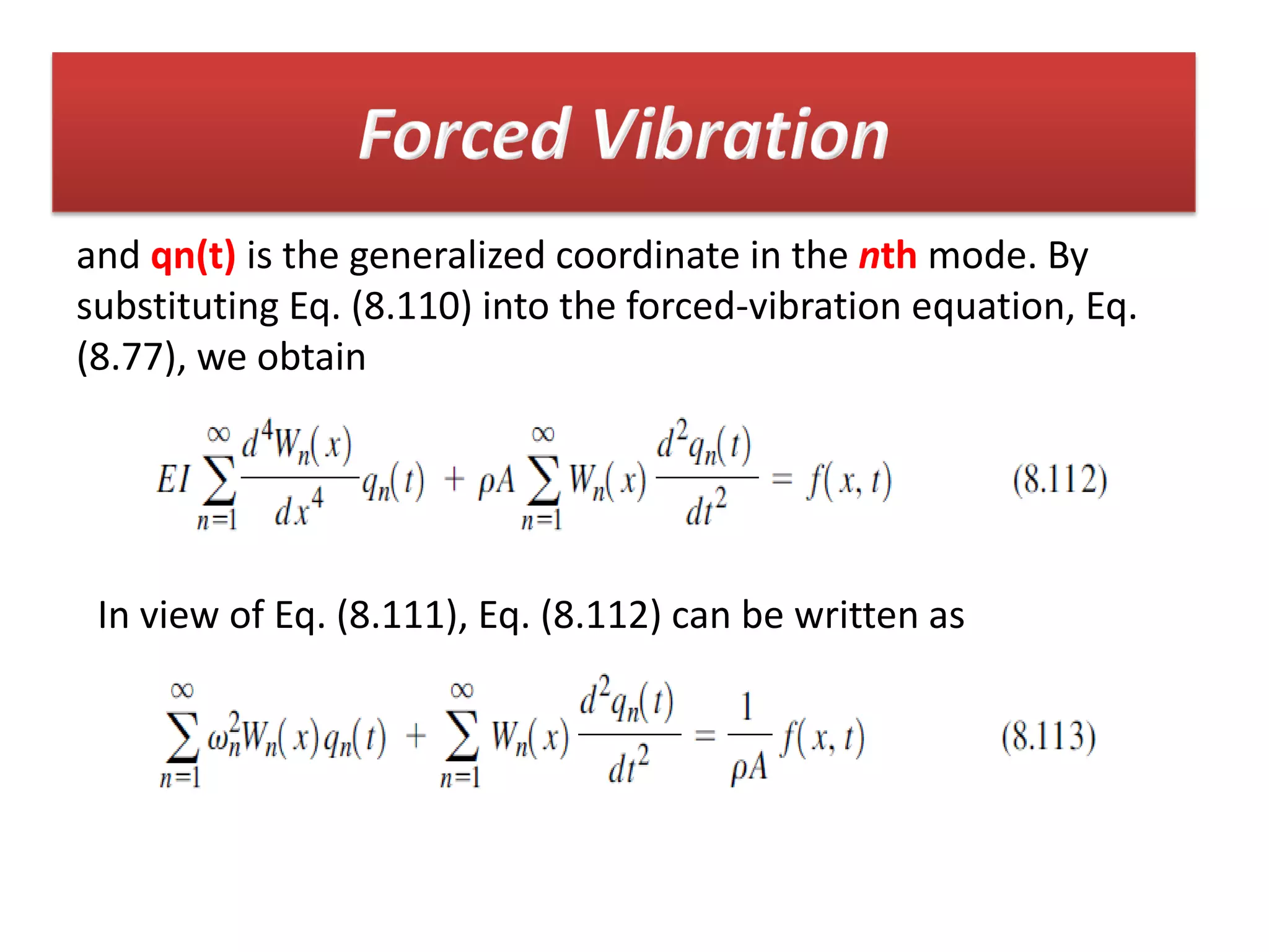 Lateral or transverse vibration of thin beam | PDF