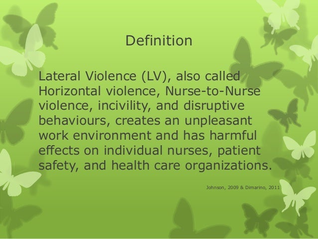 horizontal violence horizontal violence