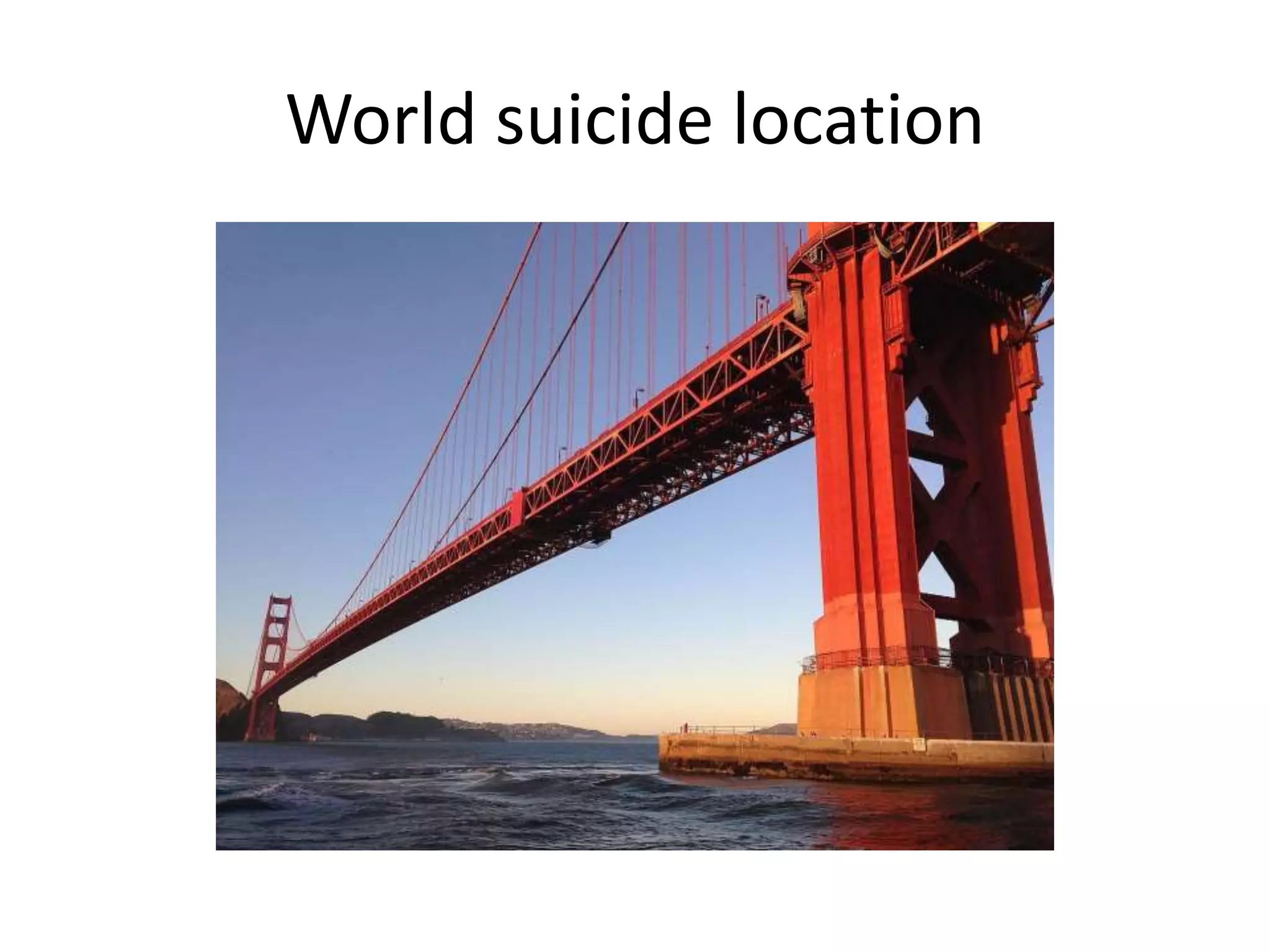 World suicide location
 