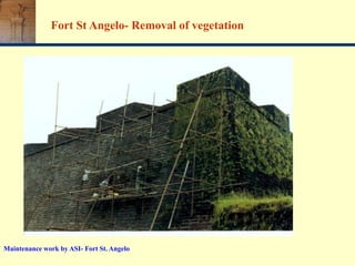 Maintenance work by ASI- Fort St. Angelo
Fort St Angelo- Removal of vegetation
 